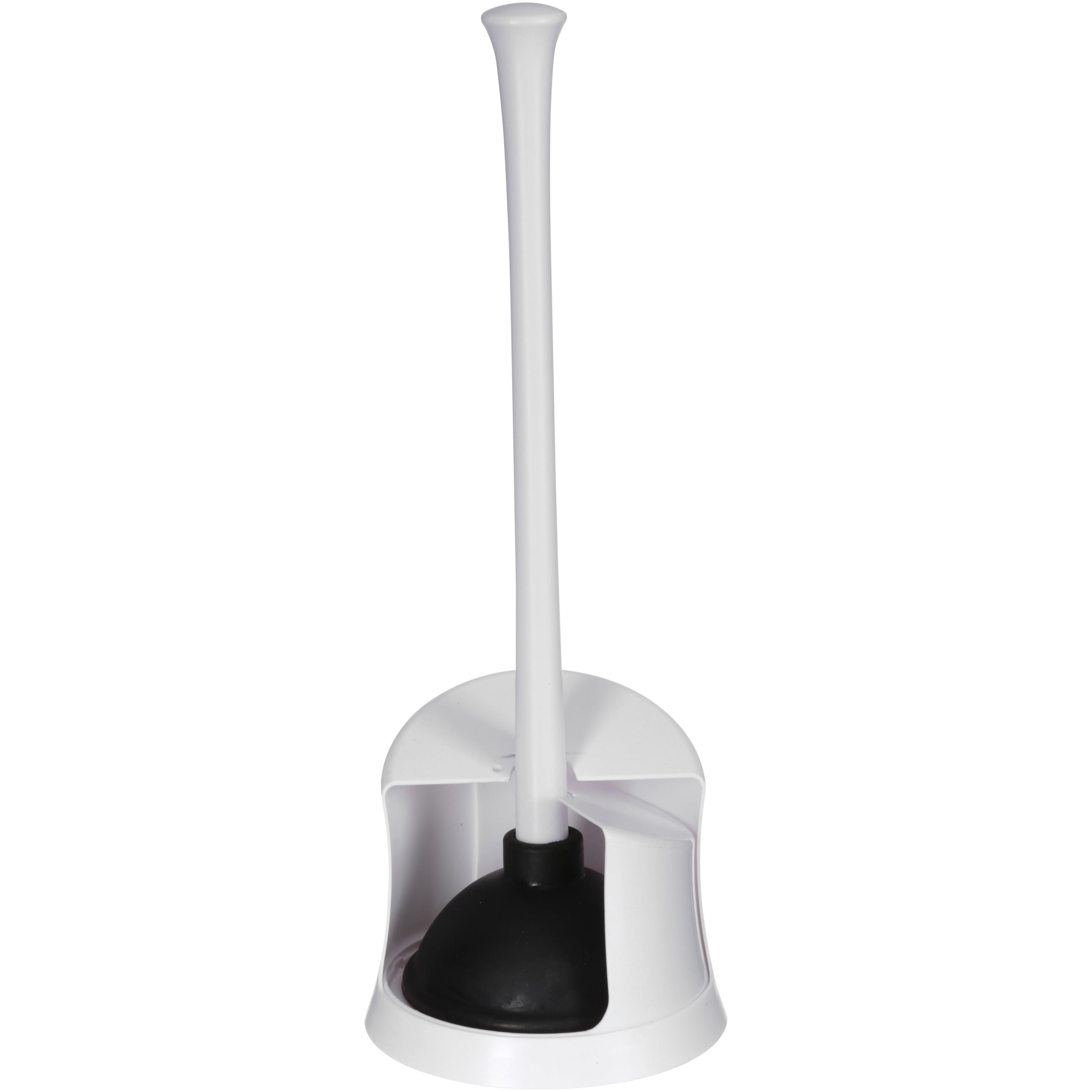 Plumb Craft Powerful, Heavy Duty Toilet Plunger, Black/White