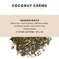 thumbnail image 3 of Pinky Up Coconut Creme Flavored Tea, Loose Leaf White Tea, 3oz Tin, 3 of 6