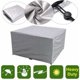 thumbnail image 5 of Funda para Muebles de Jardín, Tela Oxford 210D Rectangular, Protección Impermeable, Protección contra la Nieve, Lona Anti-UV a Prueba de Polvo para Muebles de jardín, Mesa de Patio, Plata,, 5 of 5