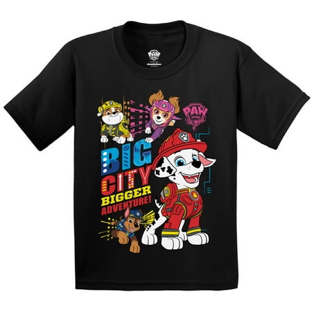 

Paw Patrol Big City Bigger Adventure Toddler Shirt - 3T 4T 5/6T - Paw Patrol Tee for Girls Boys