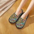 thumbnail image 5 of KLL Color Summer Slippers for Women Men House Slip on Indoor Outdoor Bedroom Furry Fleece Lined Ladies Comfy Anti-Skid Rubber Hard Sole-Large, 5 of 8