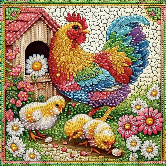 Hen & Chick Diamond Art Painting Kit