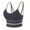 Gray, variant on Odeerbi Sports Bras for Women 2025 Ruched Bras Padded Workout Tops Medium Support Crop Tops Green