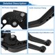 thumbnail image 4 of Palancas de freno y embrague cortas Unique Bargains para Suzuki GSX-8R 2023 2024 2025, palanca de freno ajustable en 6 posiciones, aleación de aluminio, negro sólido, 1 par, 4 of 7