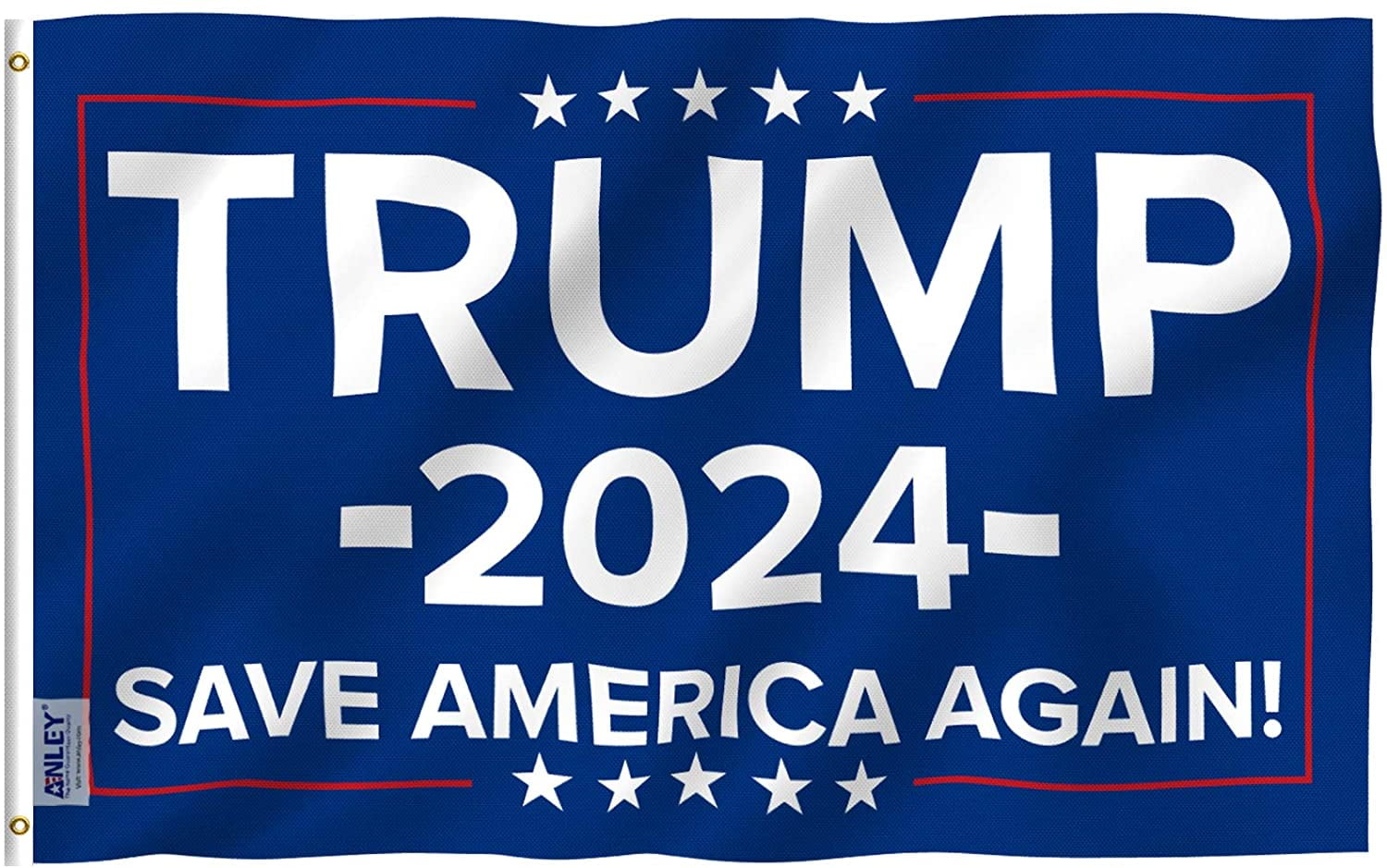 Double Sided Flying Banner Trump 2024 Flag Save America Again Take America Back 