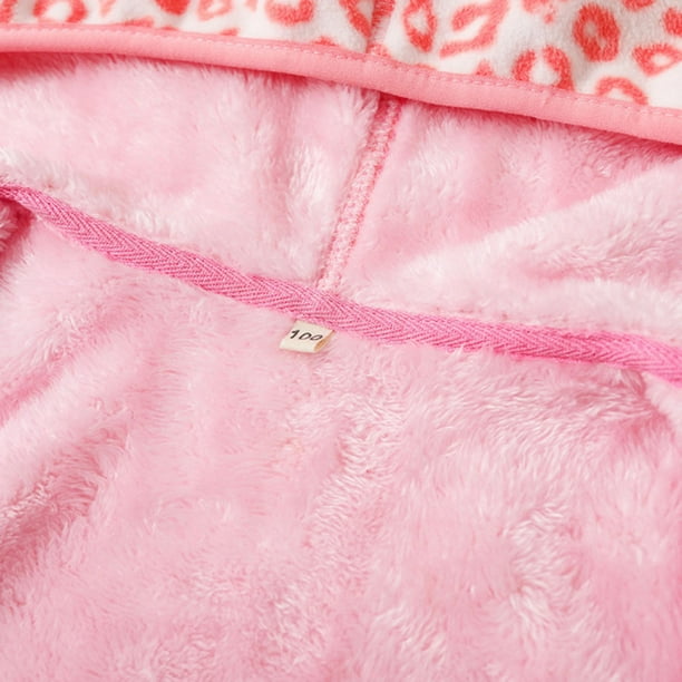 Lolmot Winter Girls Plus Fleece Cardigan Hooded Jacket Kids Jacket Printed Baby Fleece Printed Sweater Jacket