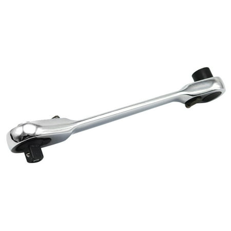 

1/4 Dual Head Square Socket Hex Bit Driver Screwdriver 72-Tooth