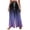 Purple, variant on Bixock Summer Plus Size Pants for Women Print Drawstring High Waist Wide Leg Pants Loose Straight Legs Pants Workout Sport Loungewear Beach Vacation Casual Pants