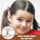 thumbnail image 2 of 14 pcs Decorative Hair Ties Double Balls Hair Ties Elastic Ponytail Holder Little Girl Hair Ties, 2 of 4