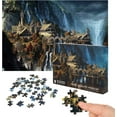 thumbnail image 2 of Puzzles for Adults 1000 Pieces,Lord of The Rings Puzzle,Waterfall Town 1000 Piece Puzzle for Adults Artwork Jigsaw Puzzle Family Game Puzzle 29.5" x 19.7", 2 of 8