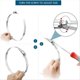 thumbnail image 3 of 3.5M Hose Clamp Strap Adjustable Worm Gear Pipe Ducting Hose Clamp, 3 of 5