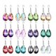 thumbnail image 5 of Pendientes de gota de agua de cristal populares, pendientes de gancho rojo de moda femenina, 5 of 6