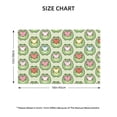 thumbnail image 4 of Placemats Set Of 4 / 6, Cute Chubby Frog Placemats For Dining Table Indoor/Outdoors Heat Resistant Washable Placemats 18" X 12", 4 of 8