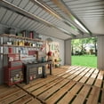 thumbnail image 5 of NETAJE 8x12 FT Outdoor Metal Storage Shed with Updated Frame Structure and Lockable Doors,Garden Shed for Backyard,Garden,Patio,Lawn, 5 of 8