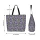 thumbnail image 5 of Balery Purple Butterflies Bolsa Tote Estilo Estético con Cremalleras, Bolsa de Hombro, Bolsa de Compras Grande y Plegable, 5 of 8