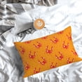 thumbnail image 5 of Fuzoiu Red Crab Print Pillow Case with Hidden Zipper,Pillow Covers,Soft and Comfortable Pillowcase-20"x30", 5 of 6