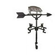 Montague Metal Products WV-278-SI 200 Series 32 In. Swedish Iron Pig Weathervane