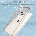 thumbnail image 2 of Allytech Case for iPhone 14 Case Glitter, Thin Slim Fit Soft TPU Sparkly Clear Glitter Shiny Bling Anti-Scratch Shockproof Protective Phone Cases for Women Girls, Clear, 2 of 5