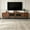 Natural+Glass-1, variant on AUU 76" Modern TV Stand with Rattan Doors for TVs up to 85" – Wood-Grain Media Console with Storage Cabinets, Entertainment Center for Living Room or Bedroom