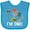 Turquoise, variant on Inktastic Basketball 1st Birthday for One Year Old Boys Baby Bib
