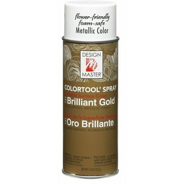 Design Master Colortool Metal Spray Paint 11oz-Brilliant Gold