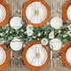 thumbnail image 5 of Charger Plates MAONAME Reef de plástico naranja, juego de 12, 5 of 7