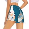 thumbnail image 4 of Picia Nurse Doctor Gnomes Pattern Women's 2 in 1 Athletic Running Shorts High Waisted Workout Casual Gym Sweat Shorts with Comfy Liner Zipper Pockets-XX-Large, 4 of 9