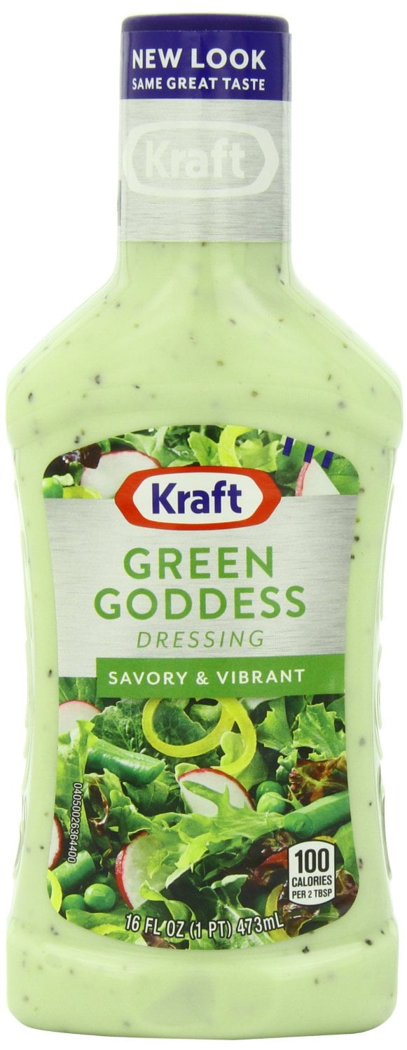 Kraft Salad Dressing Seven Seas Green Goddess Dressing, 16 FL OZ (Pack