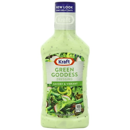 Kraft Salad Dressing Seven Seas Green Goddess Dressing, 16 FL OZ (Pack of