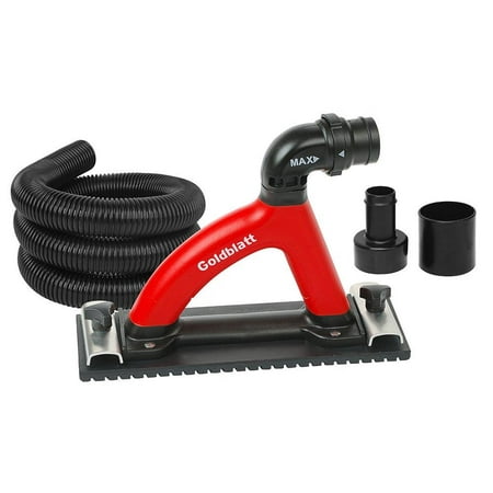 Dust Free Hand Sander with 6-ft hose, Reduce up to 90% of dust and mess for cleaner drywall sanding By (Best Way To Clean Up Drywall Dust)