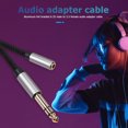 thumbnail image 2 of Cable hembra de 3,5 mm a macho de 6,35 mm Adaptador de enchufe TRS 1/8 Jack a 1/4 (3 m), 2 of 9