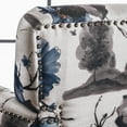 thumbnail image 4 of GDF Studio Eve Contemporary Fabric Upholstered Club Chair with Nailhead Trim, Floral Print, 4 of 13