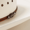 thumbnail image 6 of Stetson Men's Alamo Hat, Natural, 7 1/2, 6 of 7