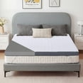 thumbnail image 1 of Hcore 3 Inch Extra Firm Memory Foam Mattress Topper,Pressure Relief for Back Pain,Non-Slip Bottom,Removable & Washable,Queen/King Sizes, 1 of 6