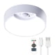 thumbnail image 1 of Lámpara de techo recargable 120LED 300 LM Sensor de luz Lámpara colgante Sala de estar Dormitorio C Eccomum Lámpara de techo, 1 of 7