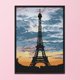 thumbnail image 3 of Punto de cruz 14CT sello costura bordado DIY torre atardecer arte (F786) Likrtyny Oficina Multiescena Multifunción, 3 of 9