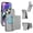 Gray, variant on for iPhone 15 2 In 1 Detachable Magnetic Case, PU Leather TPU Cover with Removable Card Slots Kickstand Slim Shockproof Protective Rugged Case Cover, Black