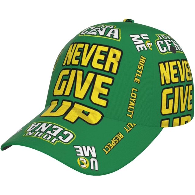 John Boxer Cena Hat Curved Brim Baseball Cap Adjustable Snapback Cap for Men and Women