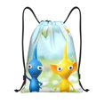 thumbnail image 1 of Zufioo Pikmin Print Sports Cinch Sack Gym String Bags Machine Washable Heavy Duty String Backpack for Men Women-Medium, 1 of 6
