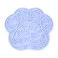 thumbnail image 2 of Silicone Dog & Cat Lick Mat with Suction Cups - Anxiety Relief/Promotes Healthy Eating/Frozen & Dishwasher Safe - Pet Peanut Butter Lick Pad(cat paw shape-Sky Blue), 2 of 6