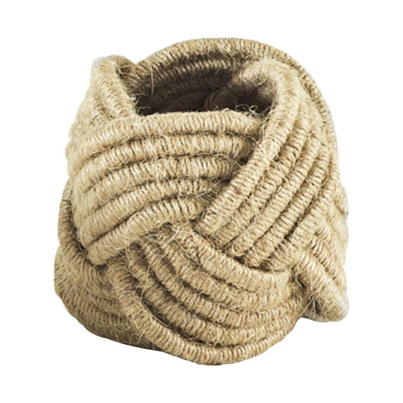 Saro Lifestyle Braided Jute Napkin Ring (Set of 4)