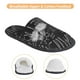 thumbnail image 3 of Fotbe Black Scientific Pantuflas Peludas para Mujer con Estampado, Zapatillas de Peluche, Zapatos de Invierno para Casa, Uso Interior y Exterior-Large, 3 of 8