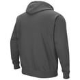 thumbnail image 3 of Men's Colosseum Charcoal North Texas Mean Green Arch and Logo Pullover Hoodie, 3 of 3