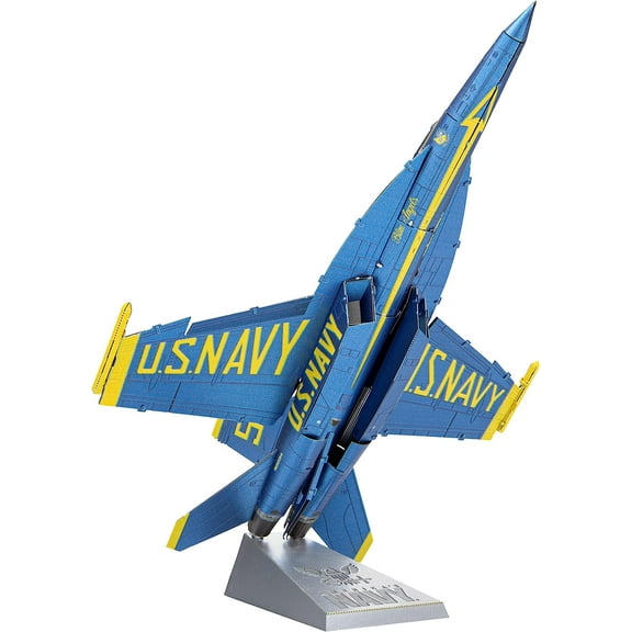 Collections Etc U.S. Navy Blue Angels 1:97 Metal Scale Model Kit | Ages 14 
