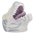 thumbnail image 1 of Dinosaur Hand Puppet Realistic Soft Halloween Tyrannosaurus Role Play Toy for KidsGray, 1 of 4