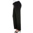 thumbnail image 3 of 24seven Comfort Apparel Plus Size Comfortable Stretch Draw String Pants, 3 of 4