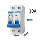 thumbnail image 2 of Interruptor Belug Termomagnetico Ac Riel Din 2 Polos  10A Blanco con Azul, 2 of 5