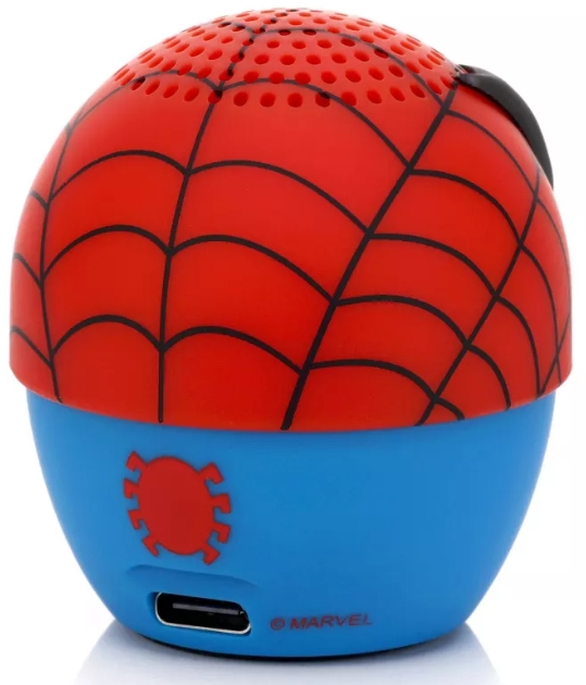 Spider-Man Bitty Boomer Bluetooth Speaker: Portable USB-C Rechargeable for iOS & Android