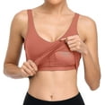 thumbnail image 6 of Attraco Women's Workout Crop Tank Top Longline Sports Bra Medium Support Yoga Fitness, 6 of 7