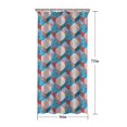 thumbnail image 5 of Blue Red Checkered Pattern Shower Curtain 36"x72" ,Bathroom Decorative Shower Curtains Set with 12 Hooks,Modern Waterproof Washable Shower Curtain, 5 of 6